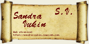 Sandra Vukin vizit kartica